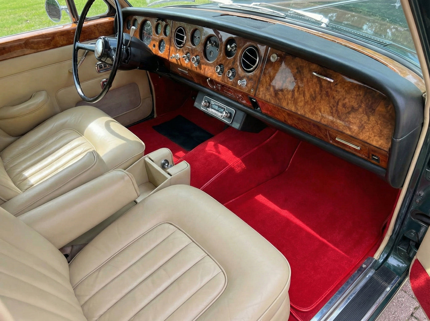Alfombrillas de coche para Rolls Royce Shadow 1965-1977 Rojo