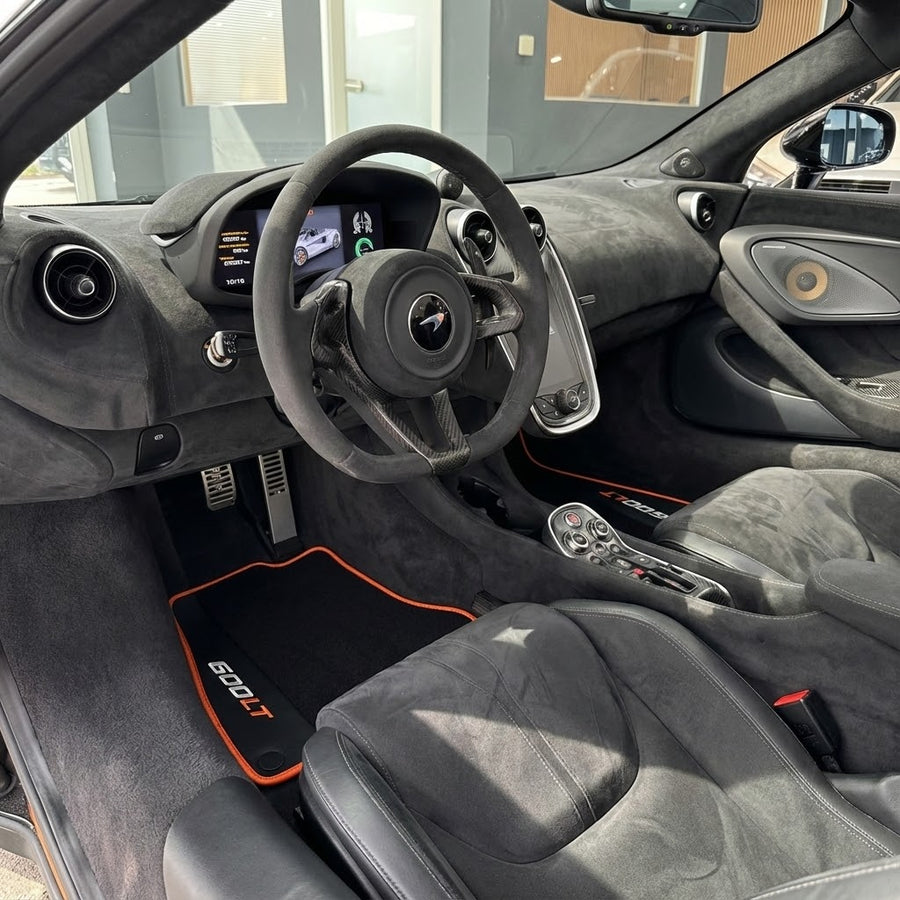 Alfombrillas de coche negras para McLaren 600 LT (2018-2020)