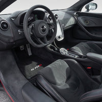Tapis de voiture noirs pour McLaren 570S ensemble de tapis sur mesure AutoWin