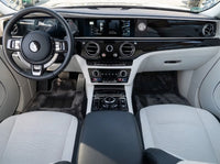 Tapis de voiture en peau de mouton gris sombre pour Rolls Royce Spectre (2023-2024) Design ER56