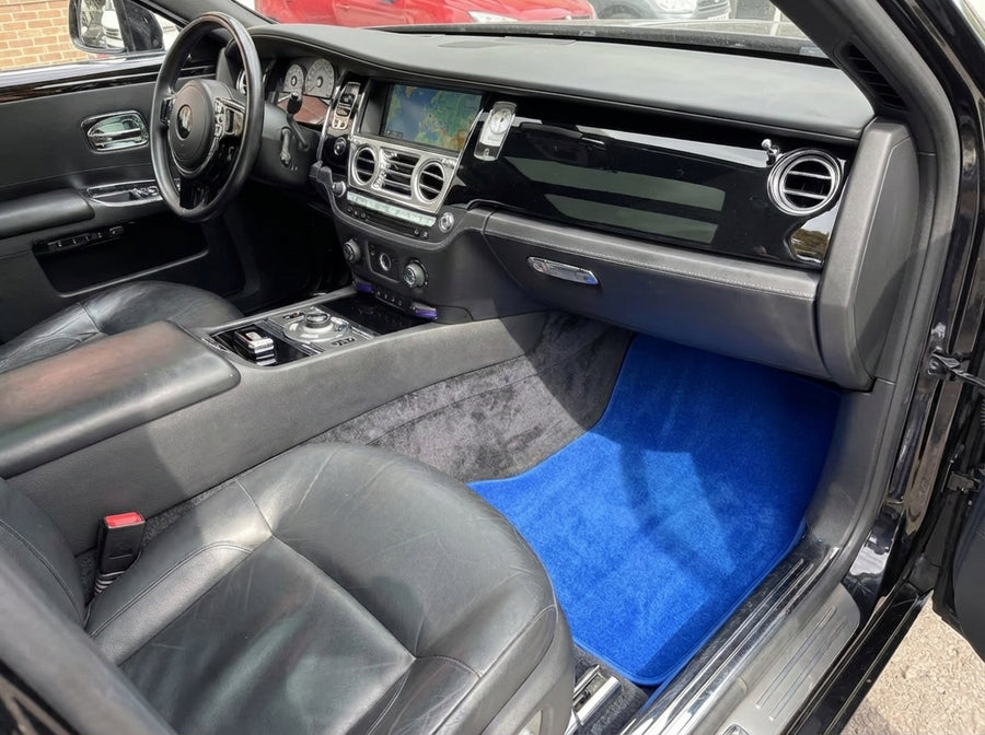 Alfombrillas de coche para Rolls Royce Ghost Series II (2021-2024) Azules