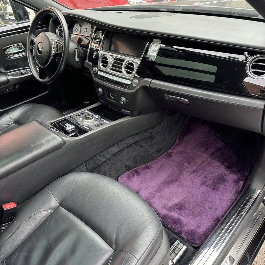 Lila Schaffell Autofußmatten für Rolls-Royce Ghost Series II (2021-2024)