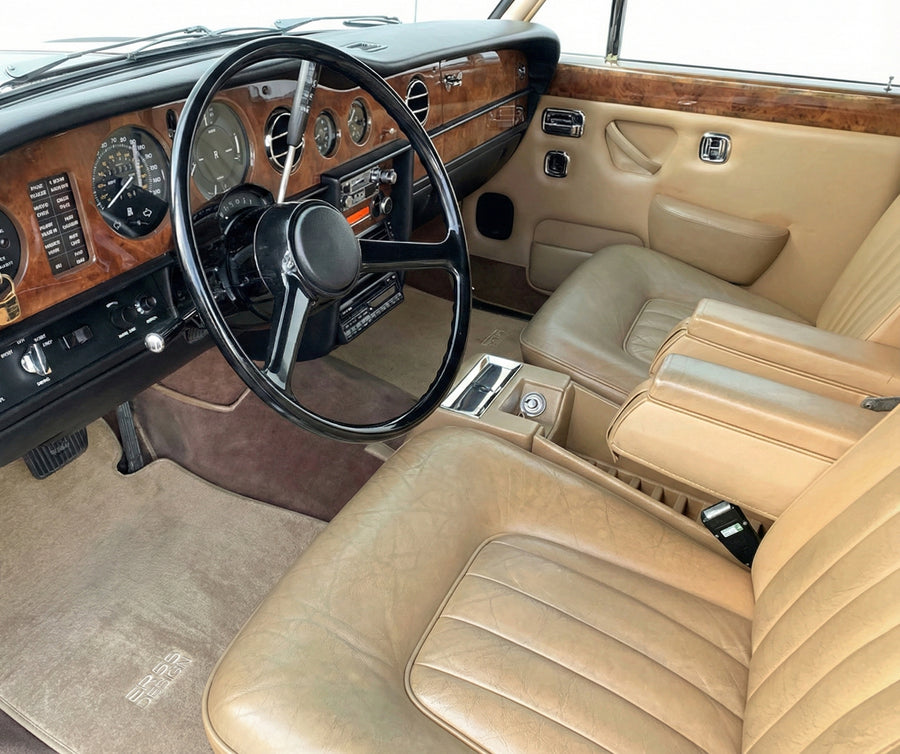 Tapis de voiture pour Rolls Royce Shadow 1965-1977 Beige