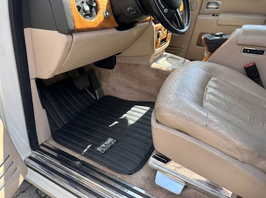 Leder-Fußmatten für Rolls Royce Phantom 2003–2016 Er56 Designmarke