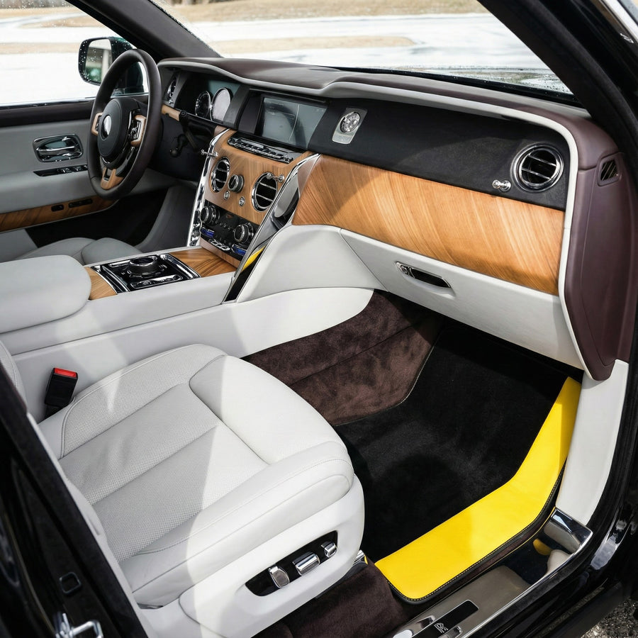 Tappetini per auto Neri Su Misura per Rolls Royce Cullinan