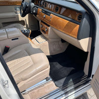 Alfombrillas personalizadas para Rolls Royce Phantom Phantom VIII (2017-2024) con cuero negro