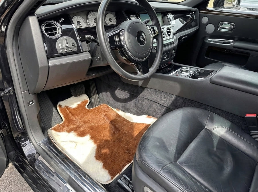 Tappetini per auto in pelle di mucca per Rolls Royce Ghost