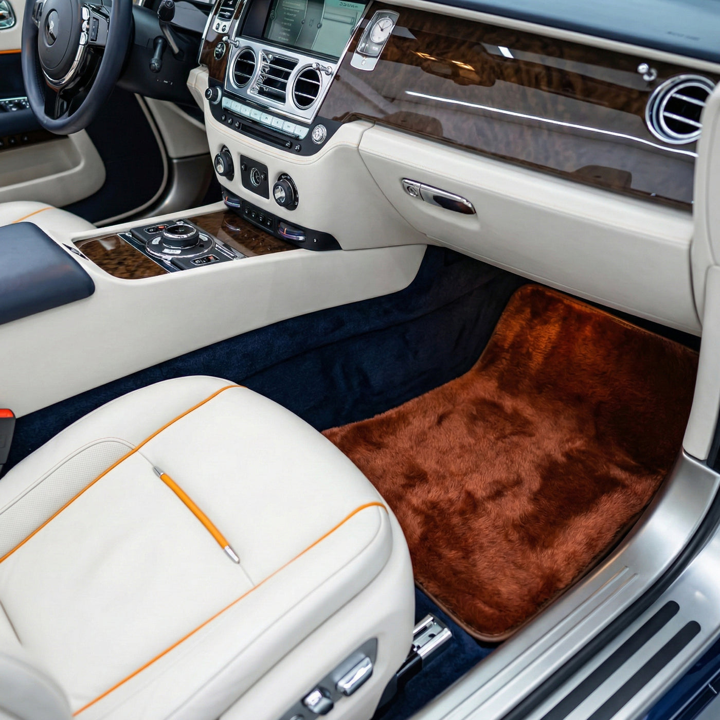 Tappetini in Velluto Ginger per Rolls-Royce Dawn (2016-2023)