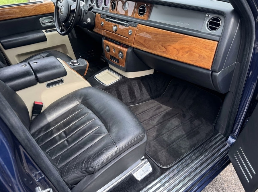 Alfombrillas de coche de Alcantara para Rolls Royce Black Badge Phantom