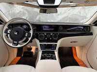 Tappetini per auto neri per Rolls Royce Spectre (2023-2024) in pelle Alcantara arancione