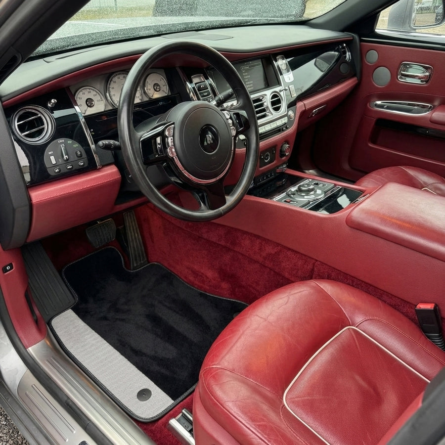 Tapis de voiture noirs pour Rolls Royce Ghost Series I