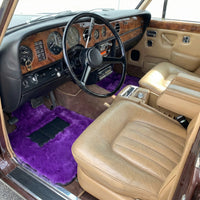 Violet Sheepskin Floor Mats for Rolls-Royce Shadow (1965-1977)