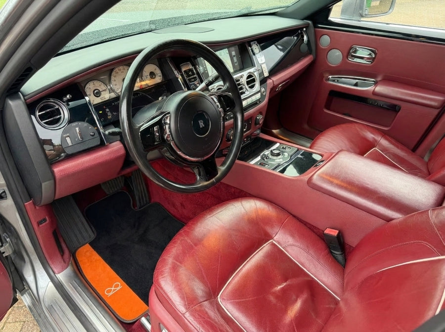 Tapis de voiture noirs pour Rolls Royce Black Badge Ghost