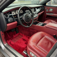 Tappetini in Pelliccia di Pecora Rossa per Rolls Royce Ghost