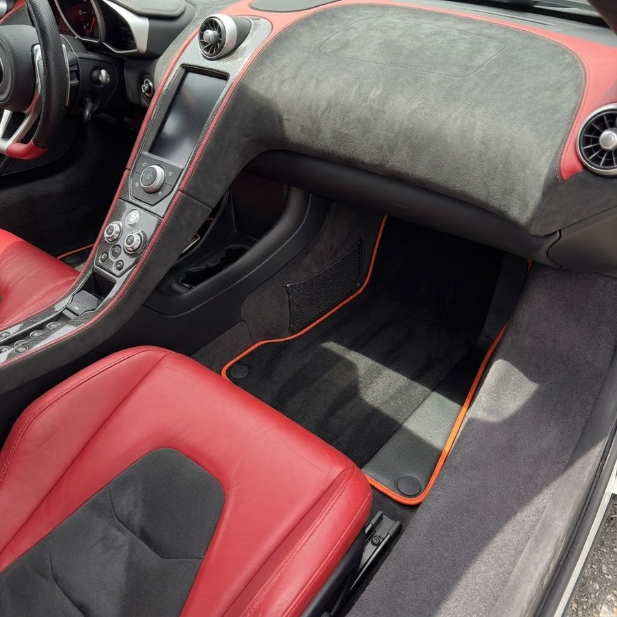 Tappetini per Auto Neri per McLaren MP4-12C (2011–2014) in