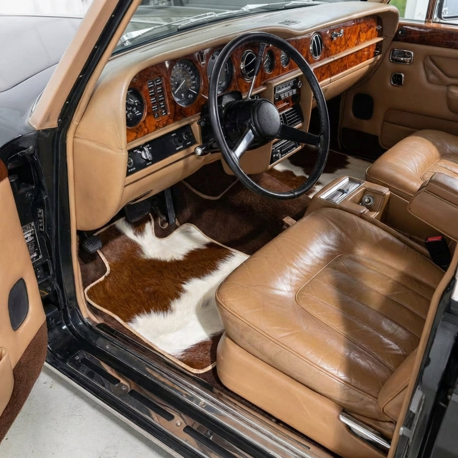 Tappetini per auto per Rolls Royce Wraith 2013-2023 Pelle di Mucca