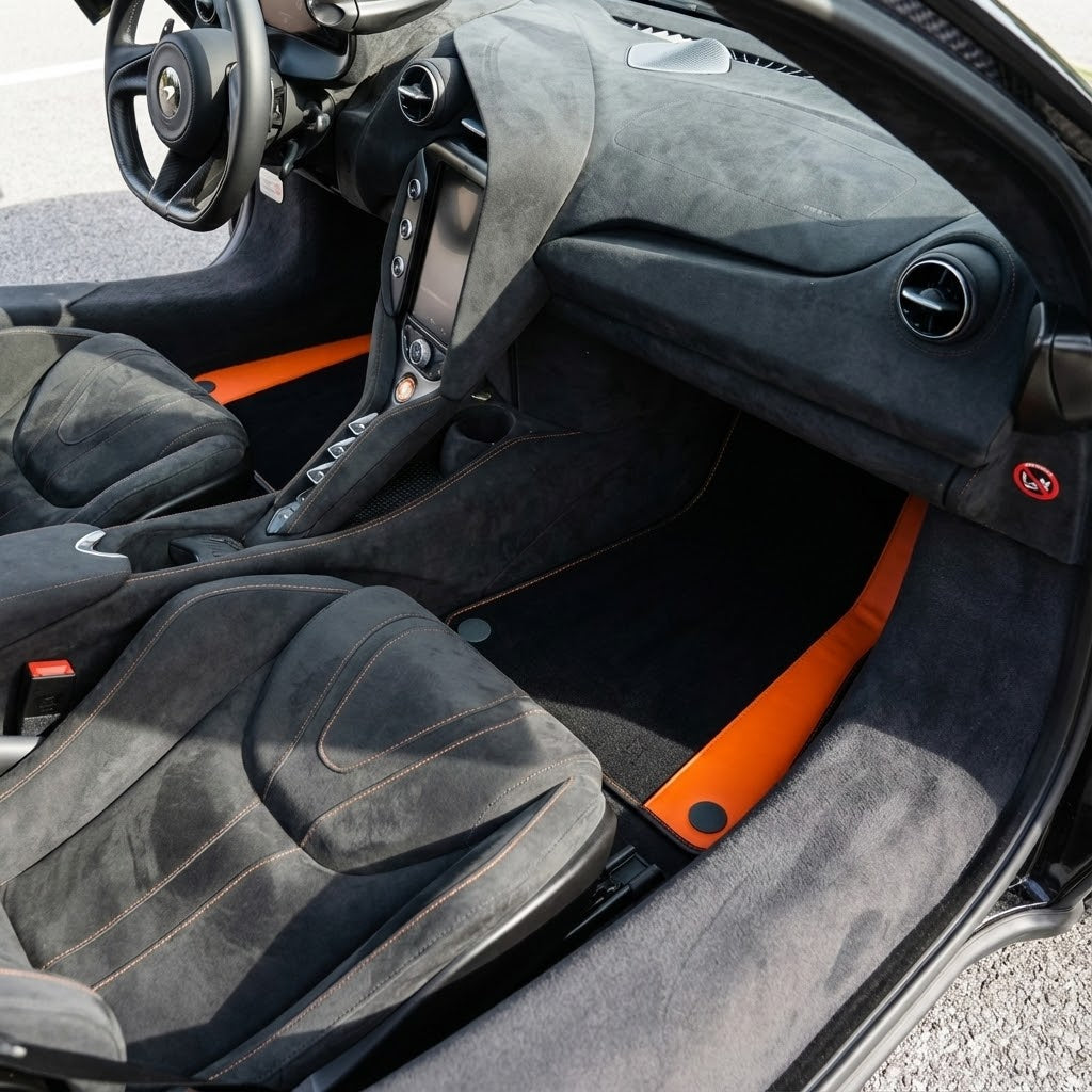 Interior look of floor mats for McLaren 750S (2023-2025)