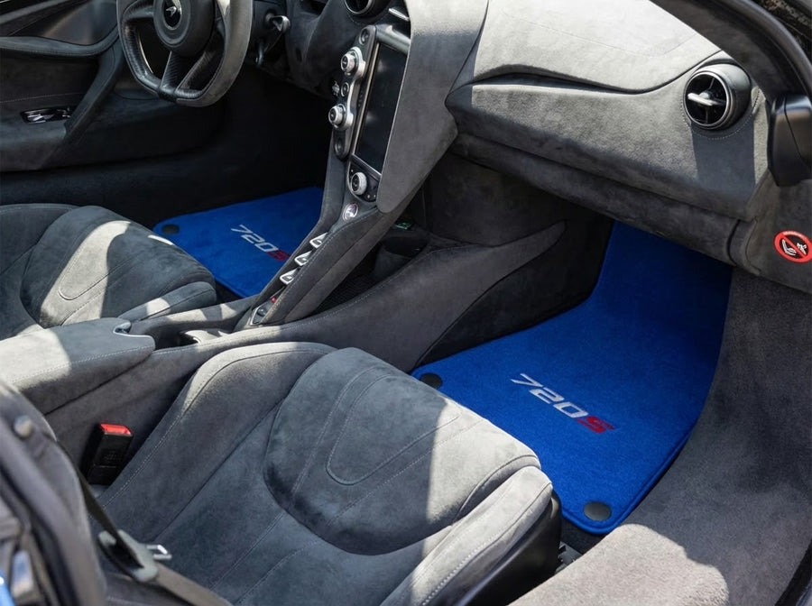 Tappetini per auto Su misura Blu per McLaren 720S AutoWin