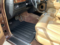 Tapis de Voiture en Cuir pour Rolls Royce Shadow 1965-1977 Noir
