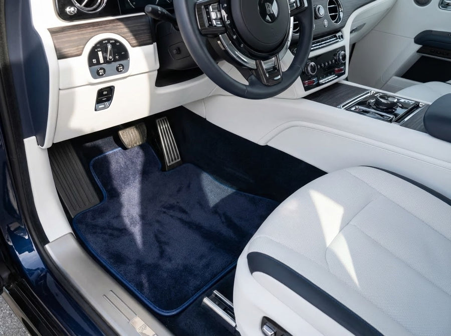Fußmatten für Rolls Royce Spectre (2023–2024), dunkelblau