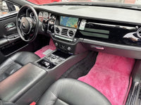 Tappetini in Velluto Rosa per Rolls Royce Ghost Series II