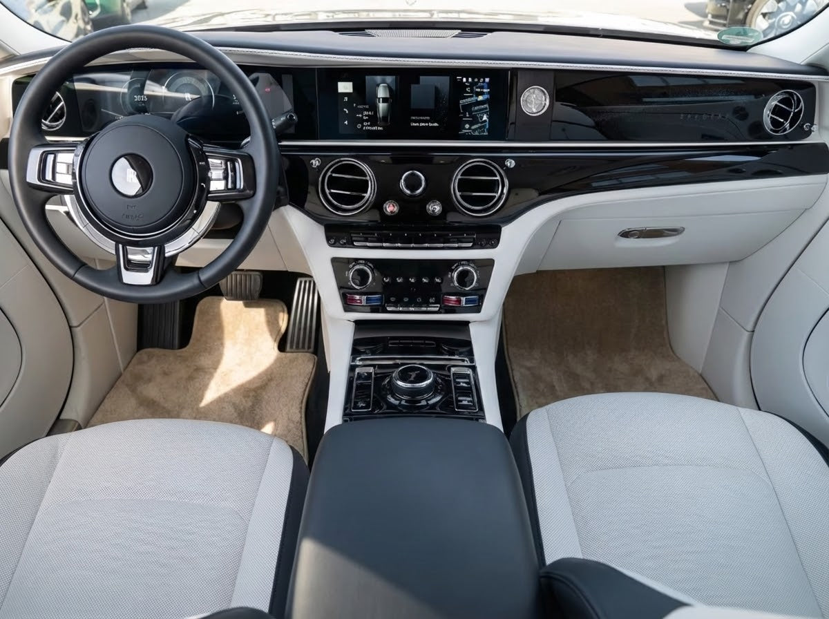 Tappetini per auto per Rolls Royce Spectre (2023-2024) Beige di qualità lusso