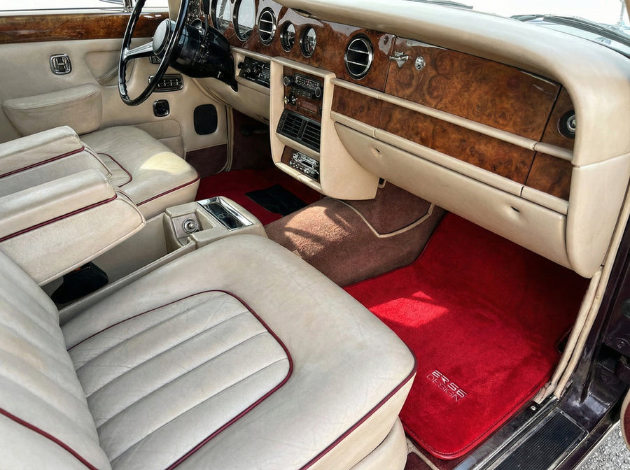 Tapis de voiture pour Rolls Royce Shadow 1965-1977 Rouge