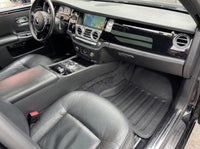 Lederfußmatten für Rolls Royce Black Badge Ghost Serie I (2010–2020) Schwarz