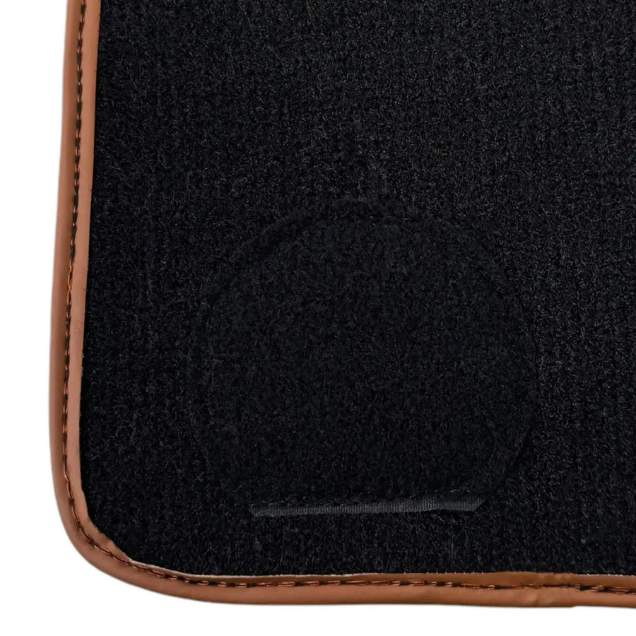 Ginger Color Sheepskin Floor Mats for Rolls-Royce Phantom Drophead Coupe (2007-2016) - AutoWin