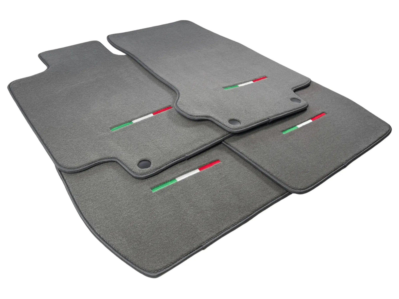 Gray Floor Mats For Maserati GranTurismo Sportline (2009-2019) IT Edition - AutoWin