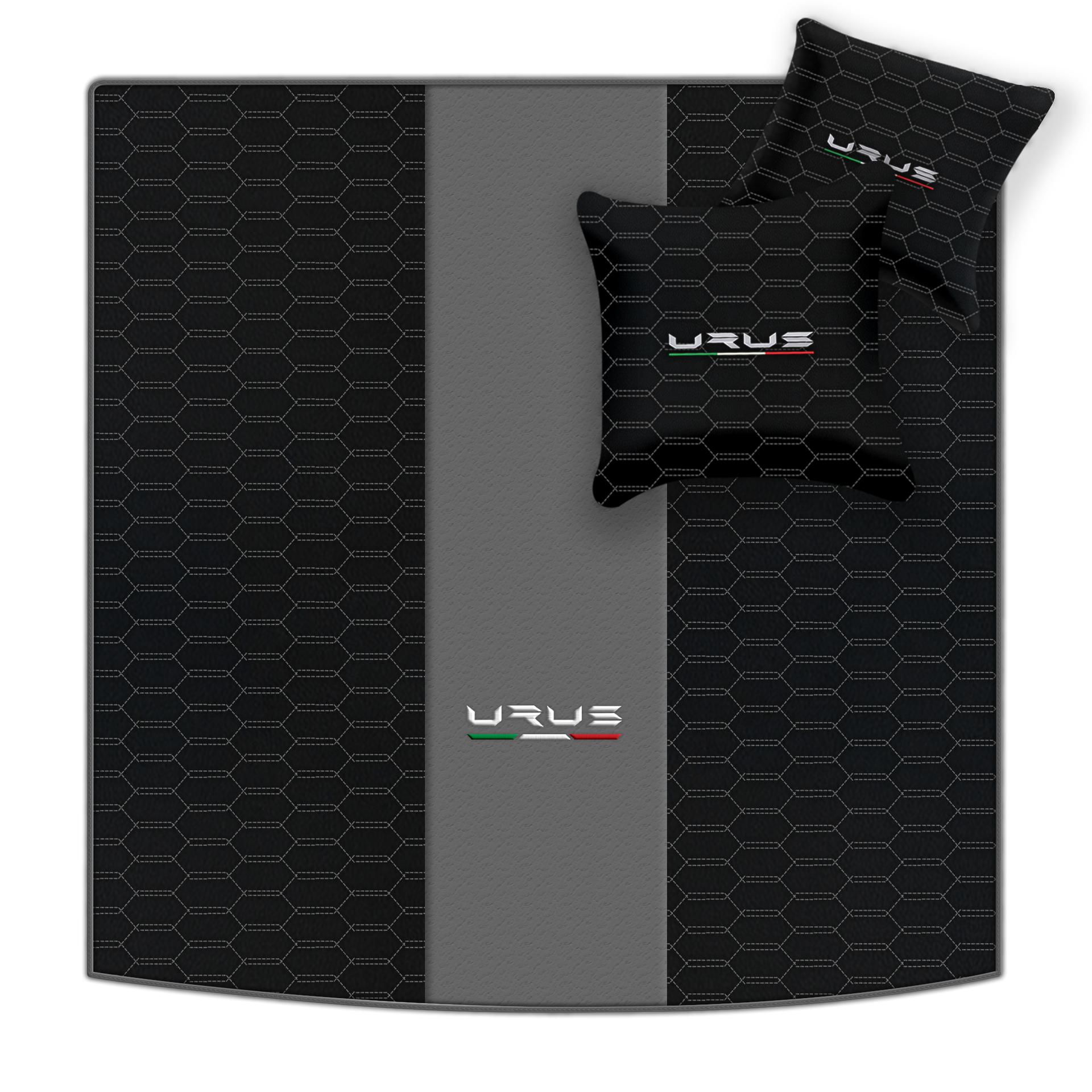 Floor Mats For Lamborghini Urus Black Tailored Yellow Edition - AutoWin.EU