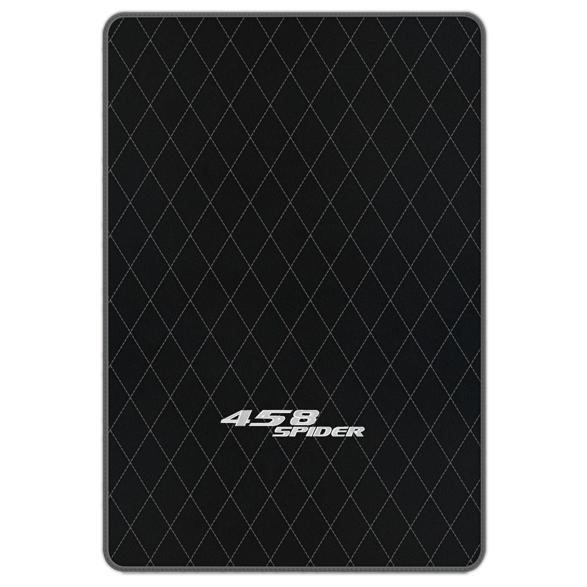 Black Leather Floor Mats for Ferrari 458 Spider (2012-2015) | Custom