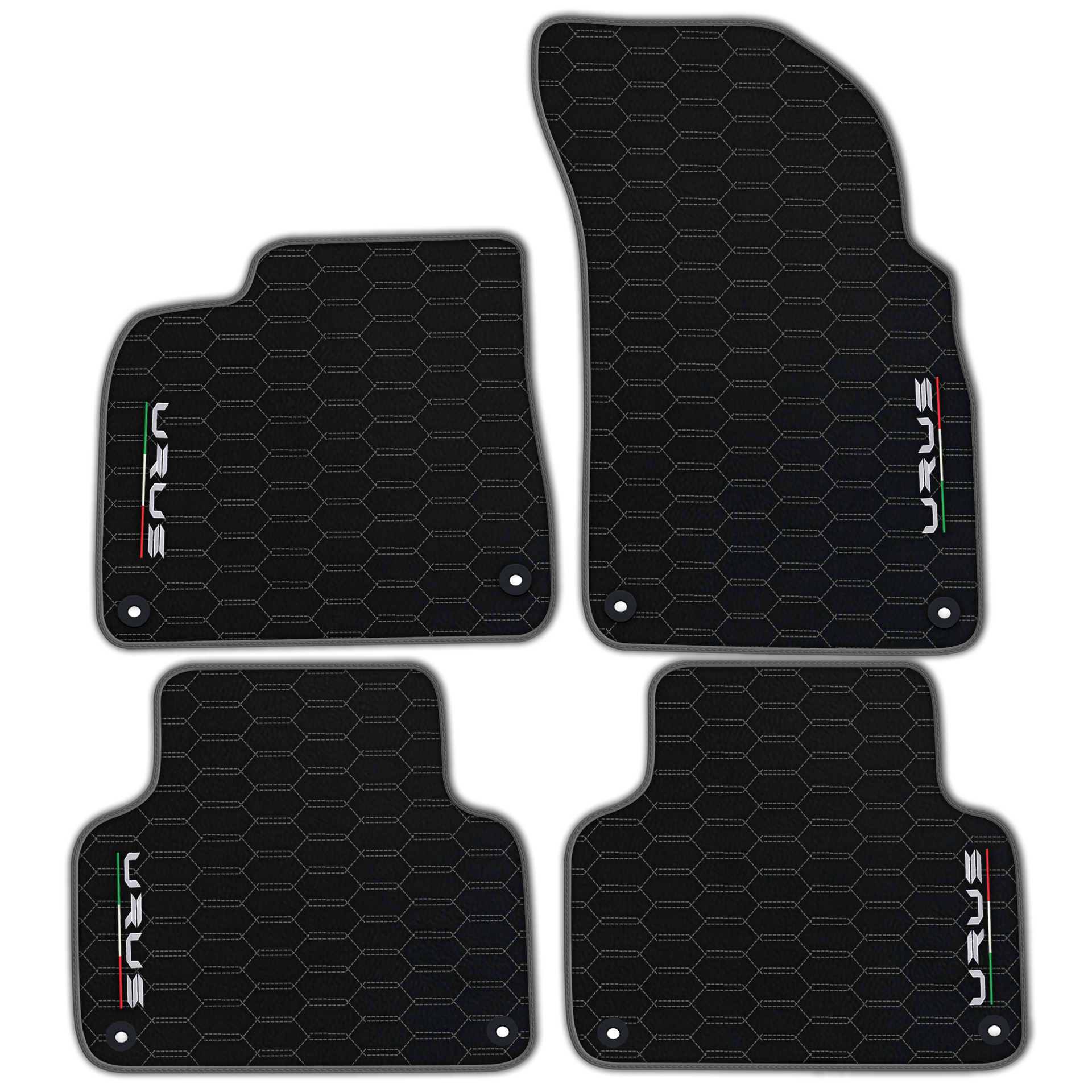 Floor Mats For Lamborghini Urus Black Tailored Yellow Edition - AutoWin.EU