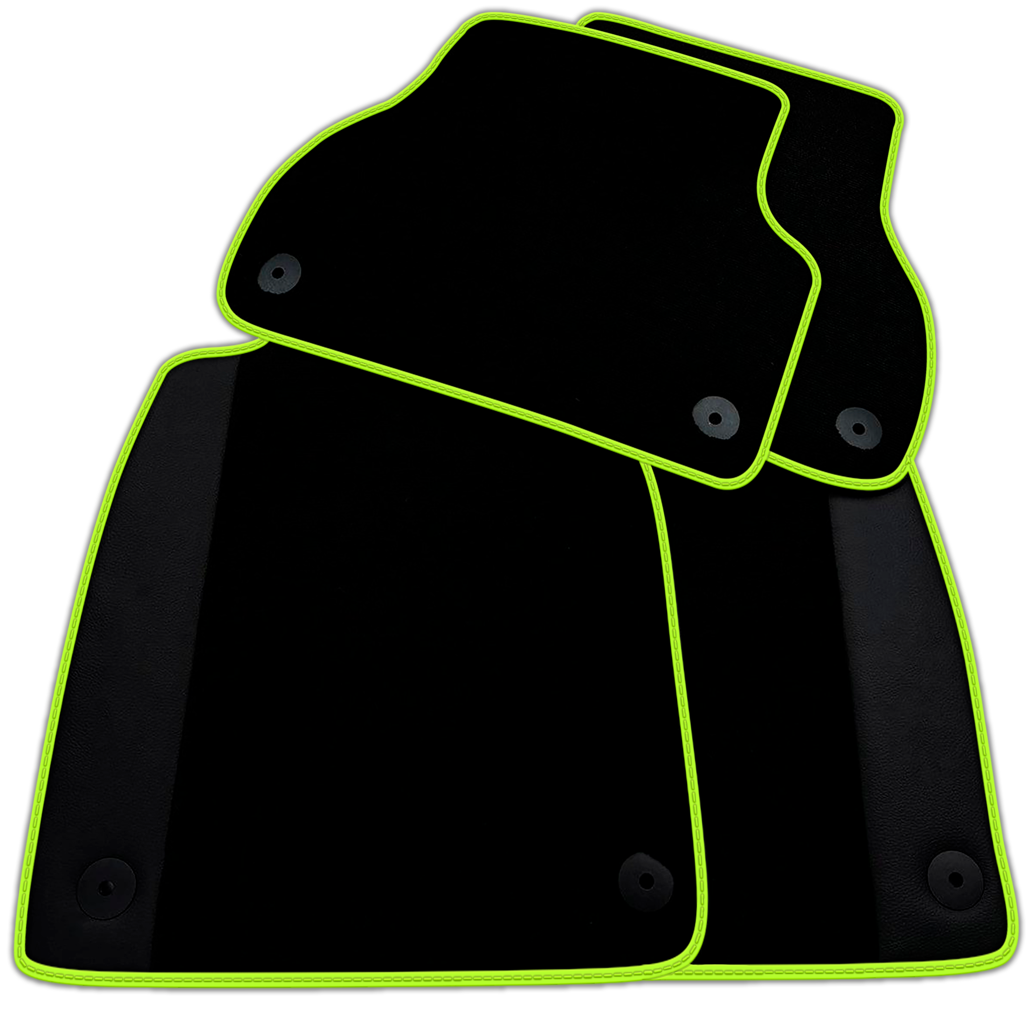 Customizable Black Floor Mats for Audi Q5 FY (2017-2023)