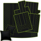 Black Leather Floor Mats for Bentley Bentayga (2015-2023) | AW1 Design