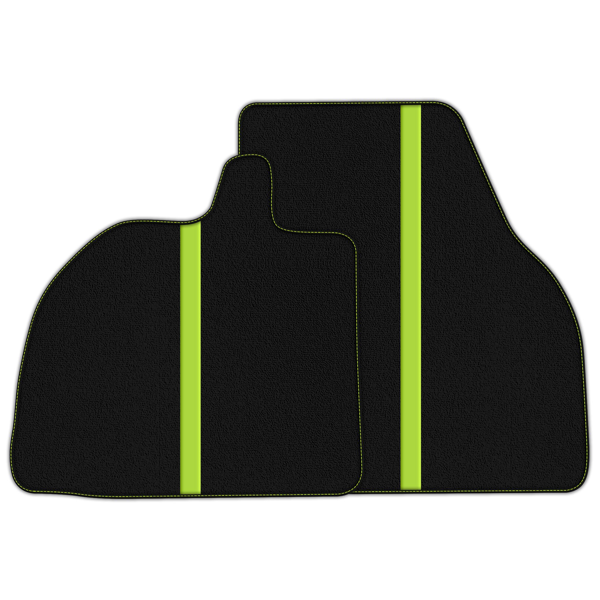 Premium High-Quality Black Floor Mats for 1984-1996 Ferrari Testarossa