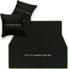 Premium Black Leather Floor Mats for Rolls Royce Shadow (1965-1977)