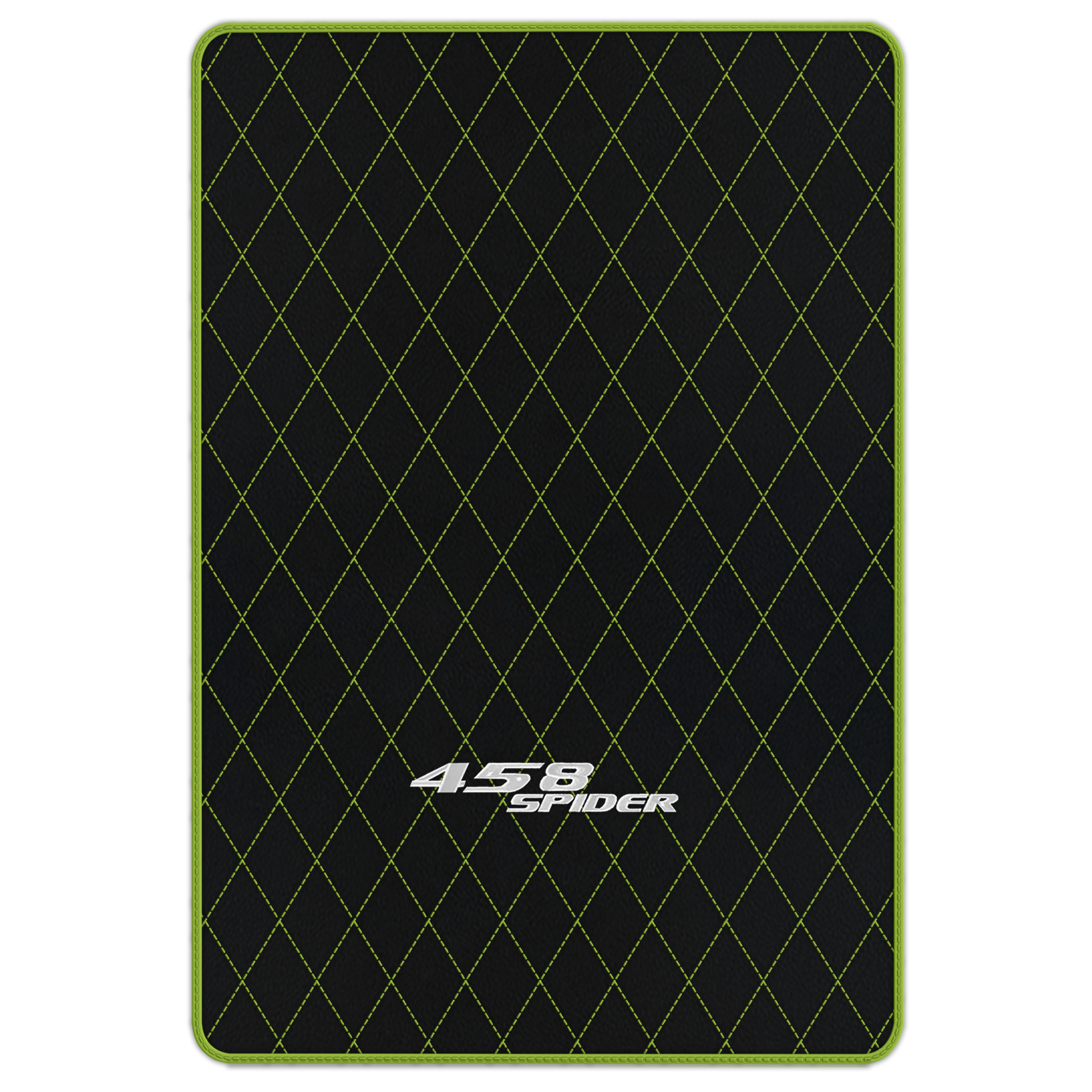 Black Leather Floor Mats for Ferrari 458 Spider (2012-2015) | Custom