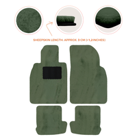 Premium Quality Sheepskin Floor Mats for Porsche 924 (1976-1988)