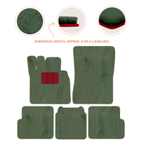 Premium Sheepskin Floor Mats for Ferrari 296 GTS (2022-2025)