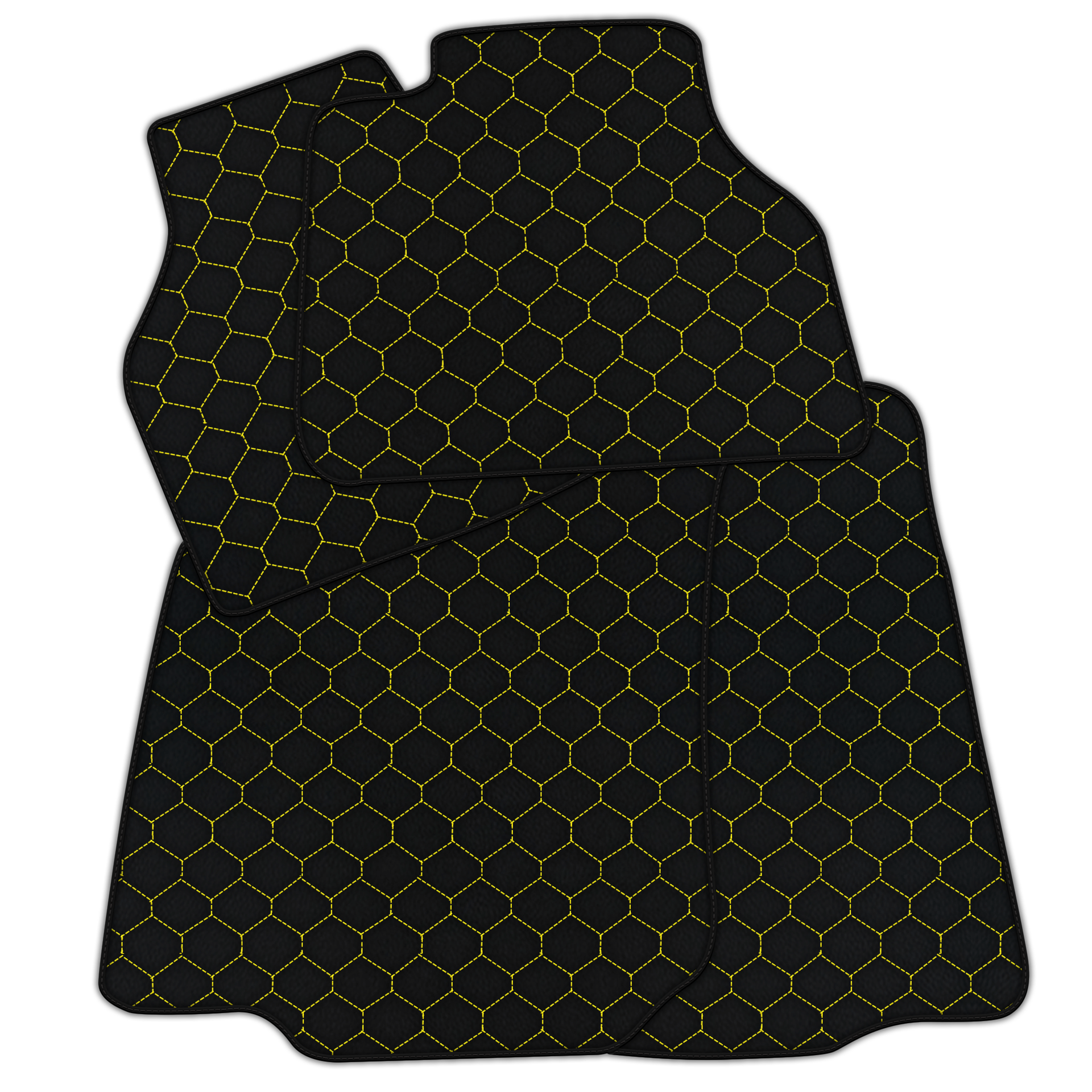 Leather Floor Mats for Bentley Flying Spur | Double Diamond Style