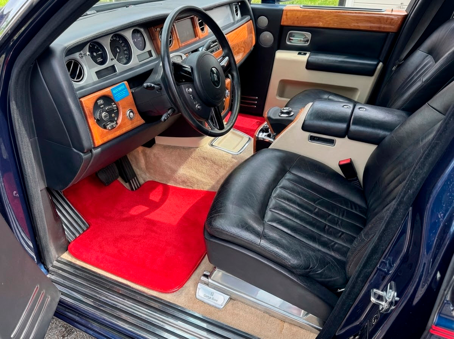 Tapis de voiture pour Rolls Royce Phantom 2003–2016 Rouge