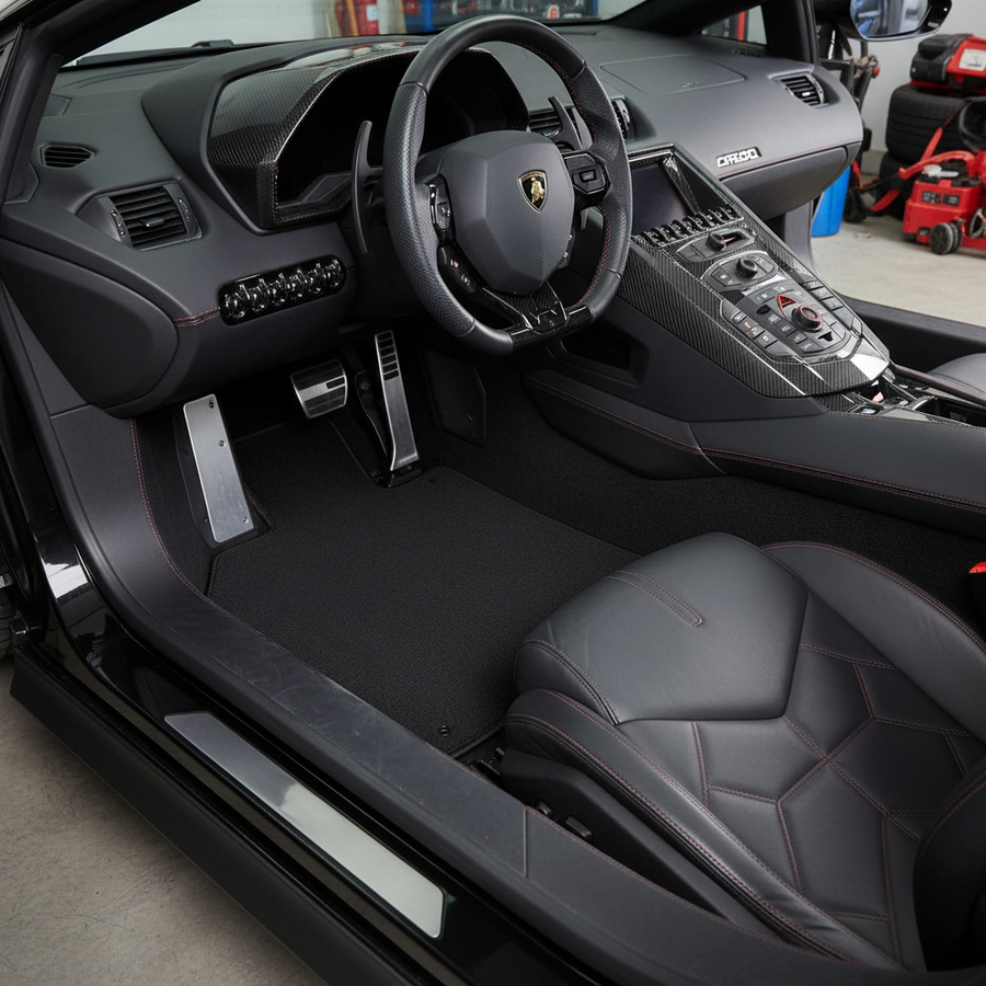 Anpassbare Fußmatten für Lamborghini Aventador Sv-Teppiche