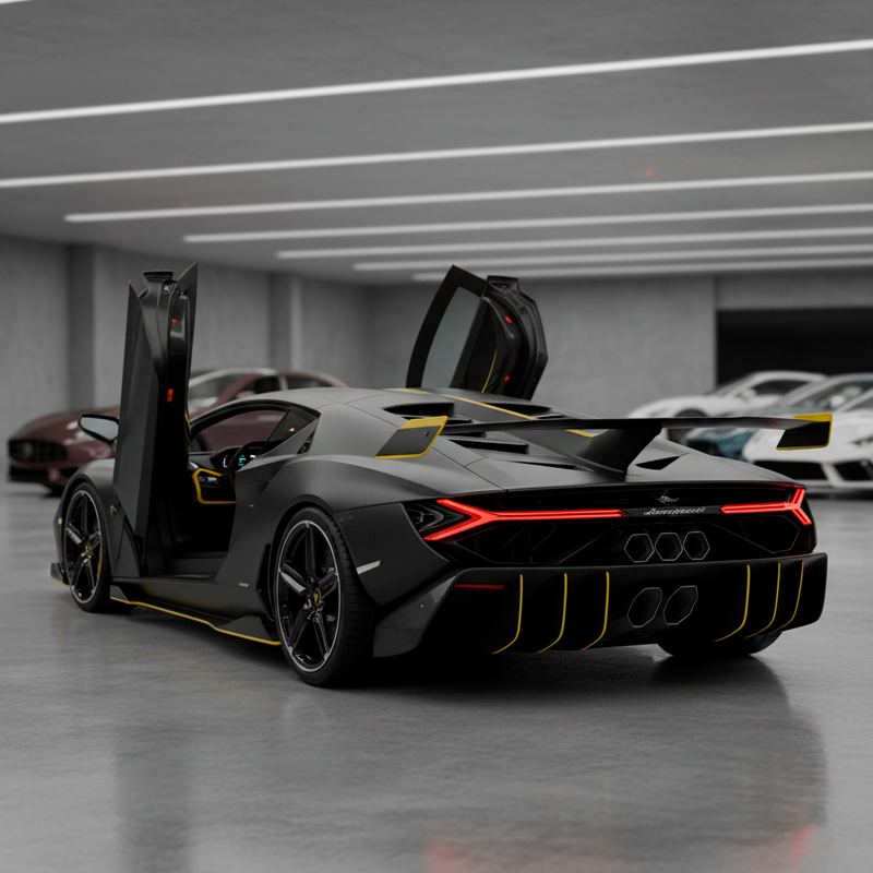 Premium Car Floor Mats for Lamborghini Sian by AutoWin