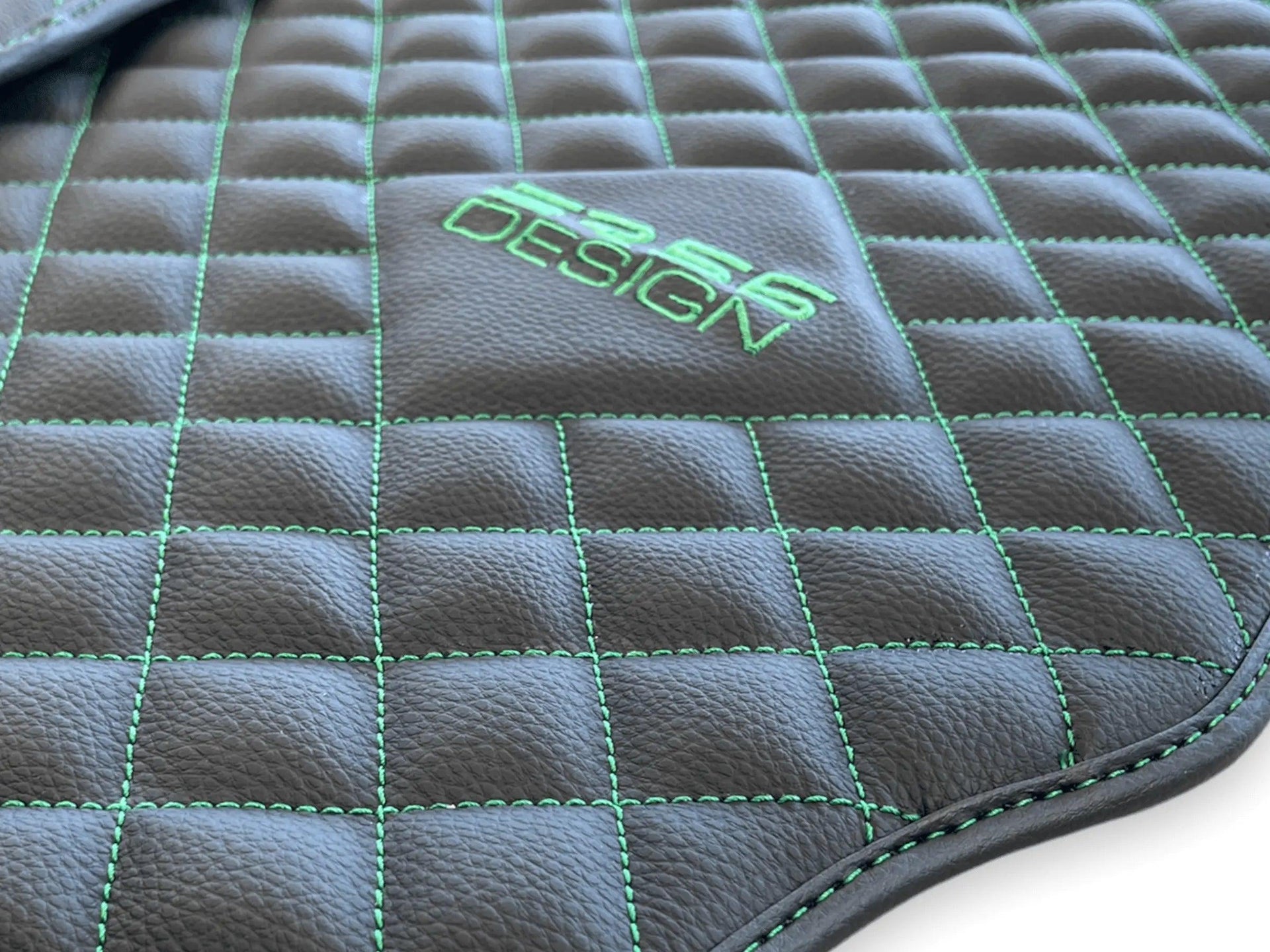 Leather Floor Mats For Aston Martin DB11 (2016–2023) ER56 Design - AutoWin