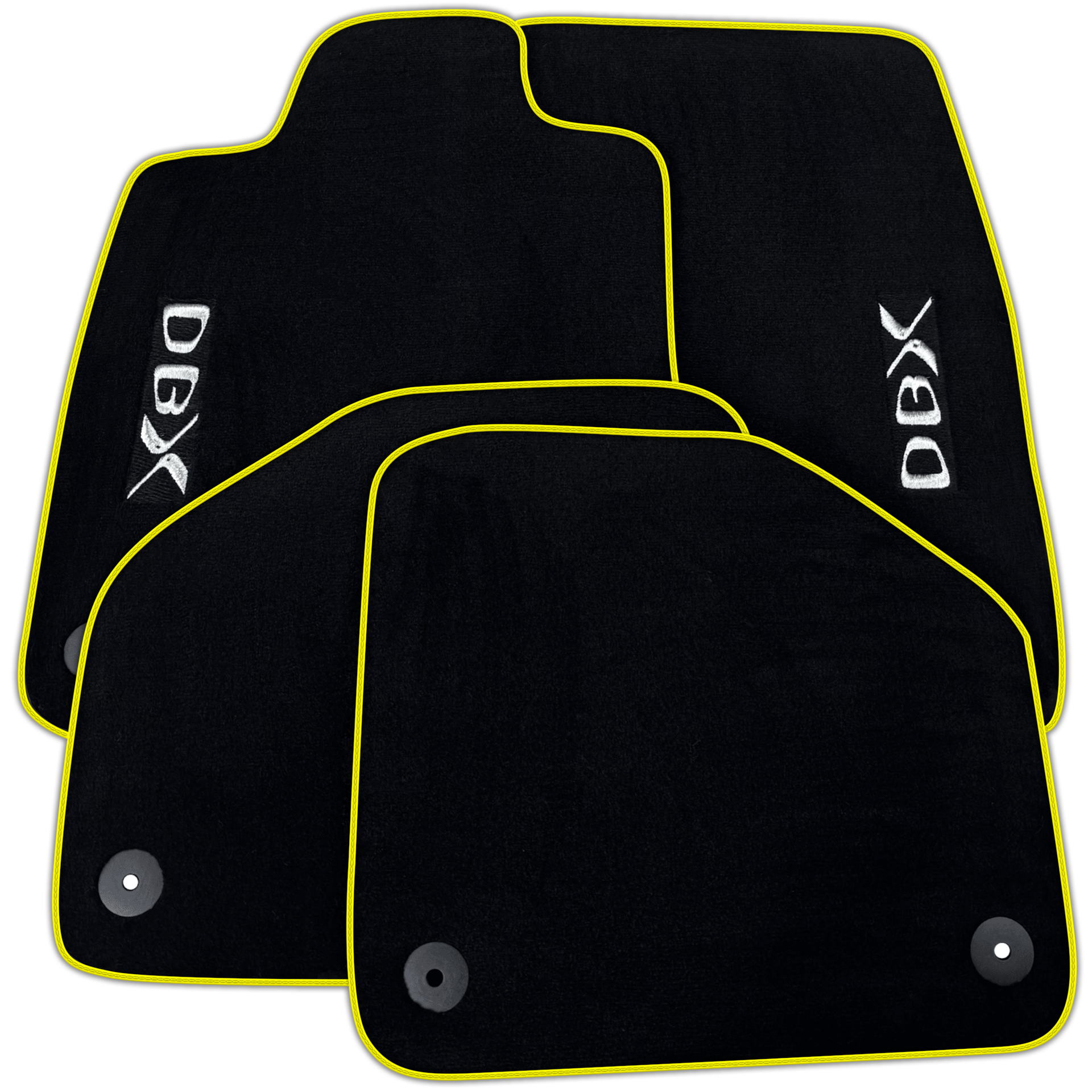 Black Floor Mats for Aston Martin DBX (2020–2023)