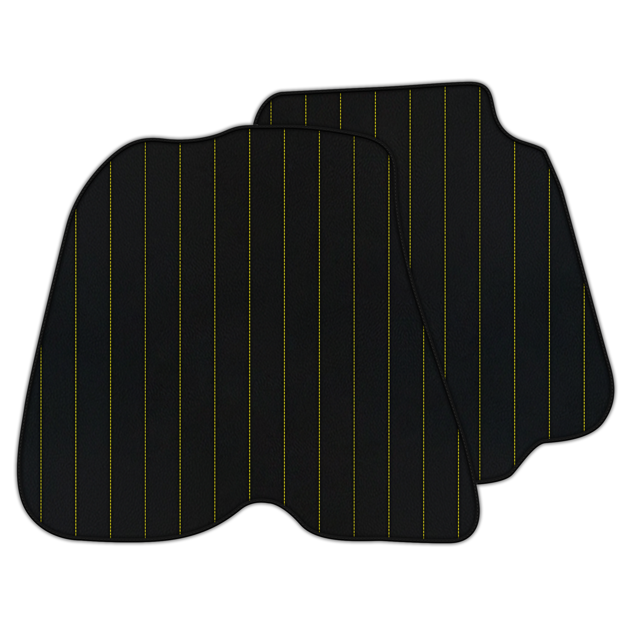 Customizable Leather Floor Mats with Line Pattern for Ferrari 812 GTS (2018-2023)