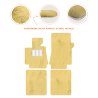 Luxurious Premium Sheepskin Floor Mats for Bentley Arnage (1998-2009)