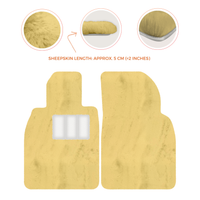 Premium Sheepskin Floor Mats for Porsche Cayenne (2018-2023)