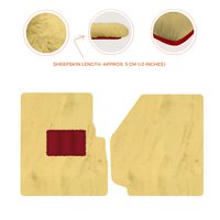 Premium Sheepskin Floor Mats for Land Rover Discovery (2004-2009)